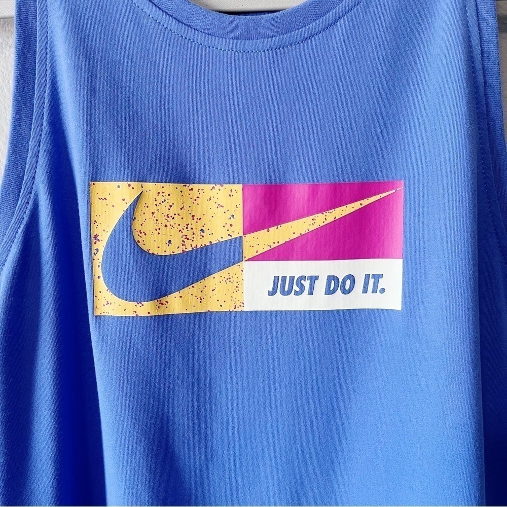 Nike NWT Training Icon Clash Logo Athletic Tank Purple Size Small - Picture 7 of 12